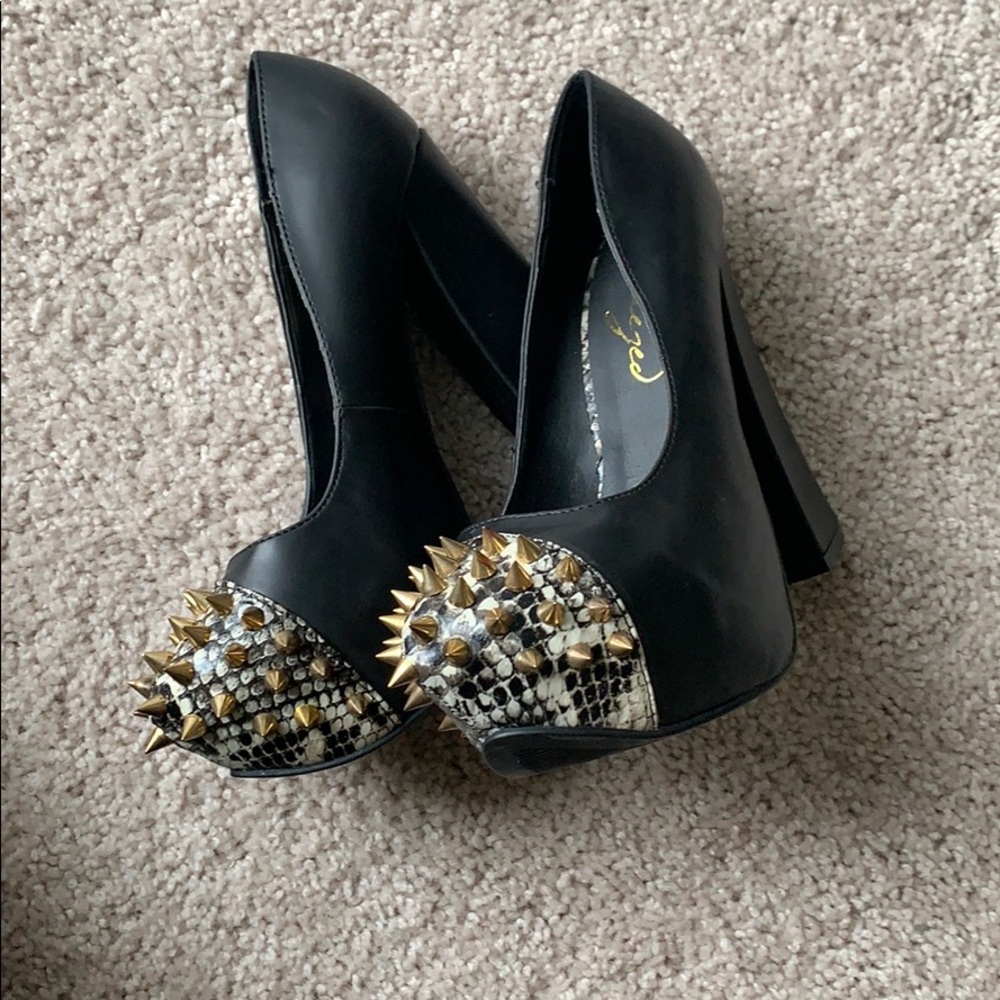 Privileged Studded Out Thick Platforms